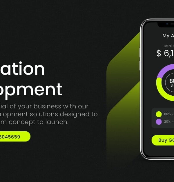 Green Modern Cryptocurrency Tracker Mobile App Promotion Facebook Ad